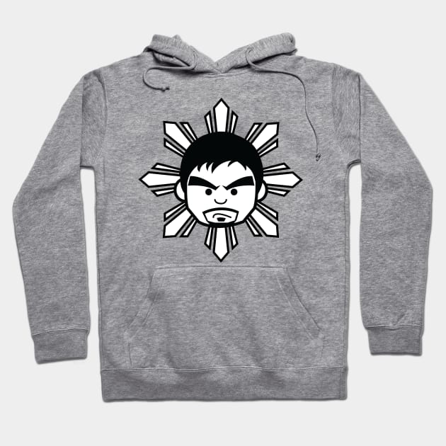 Manny Pacquiao Filipino Rising Sun by AiReal Apparel Hoodie by airealapparel